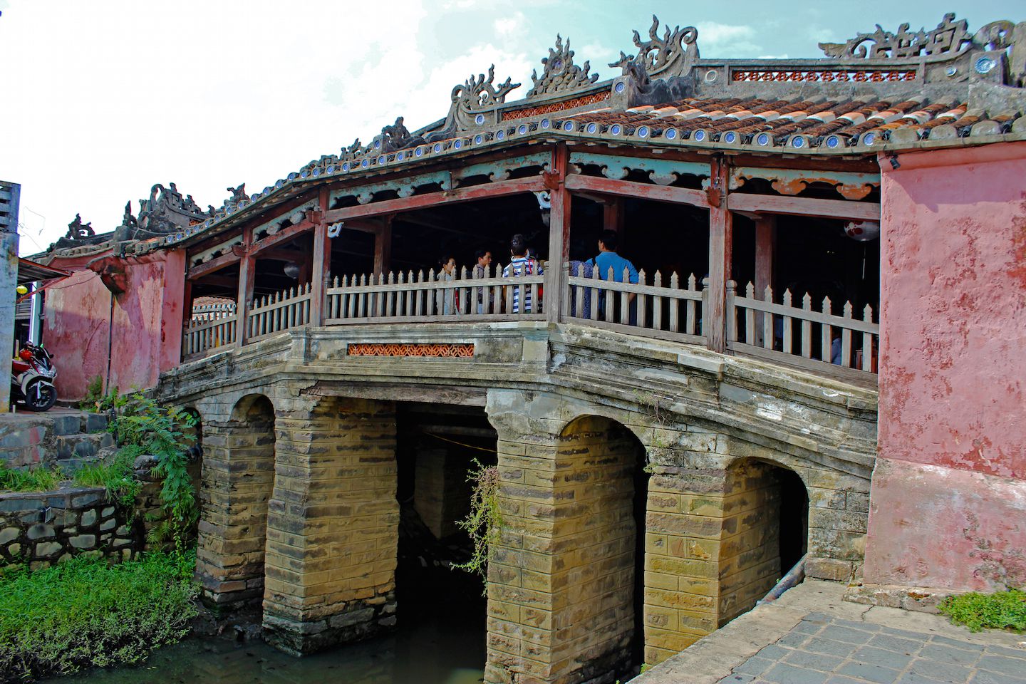 Japanese covered bridge