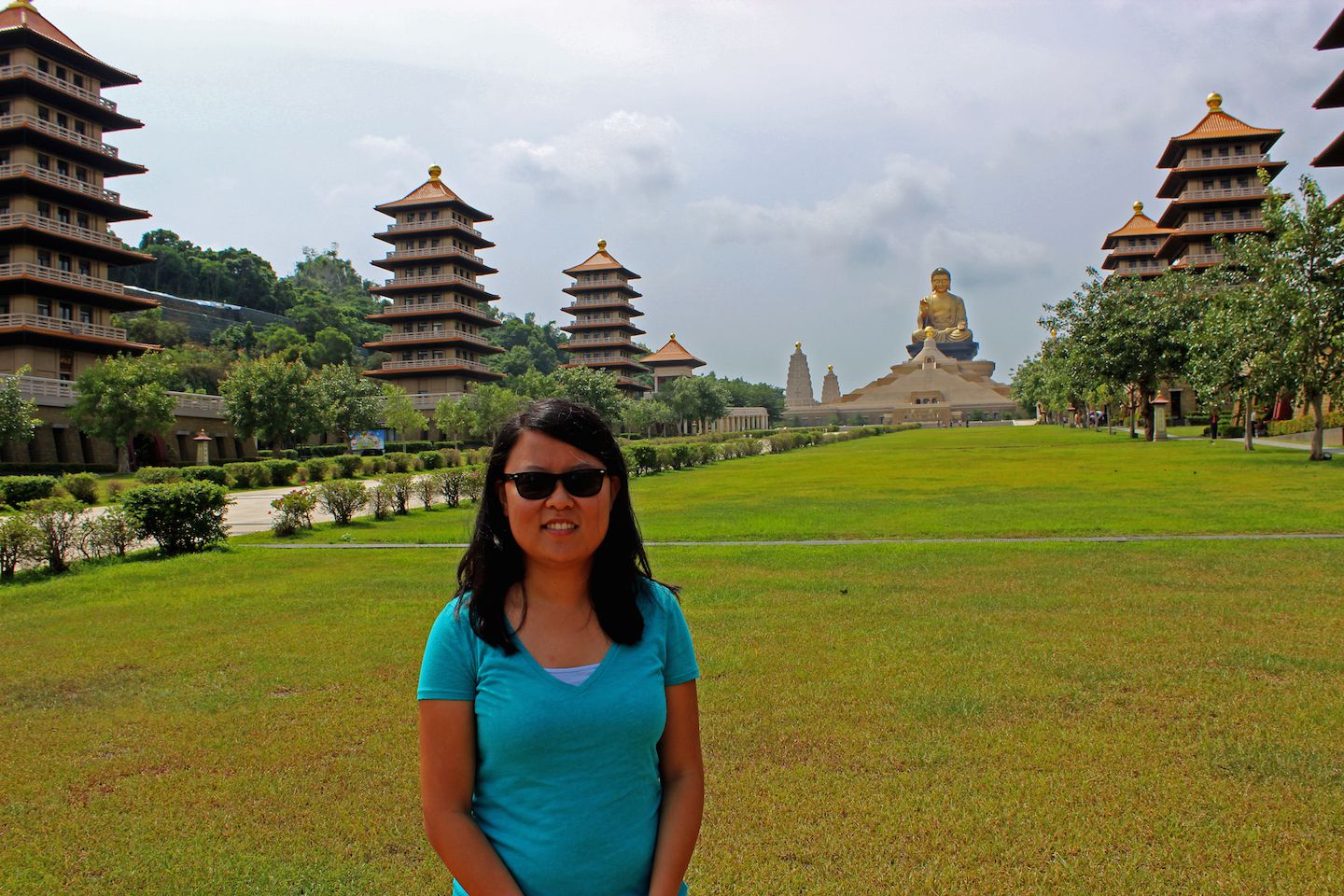 Julie at Fo Guang Shan