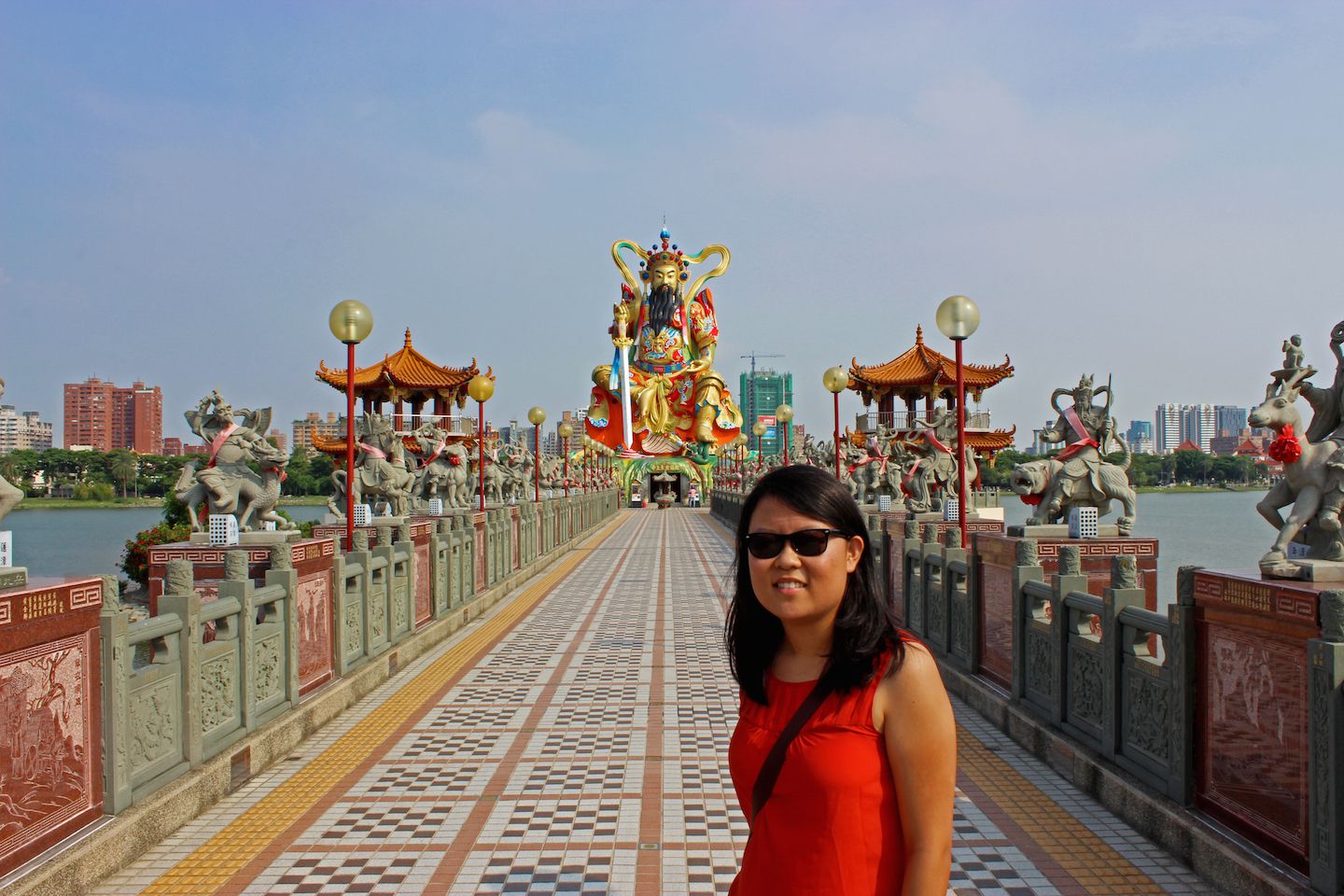 Julie at Pei Chi Pavilion