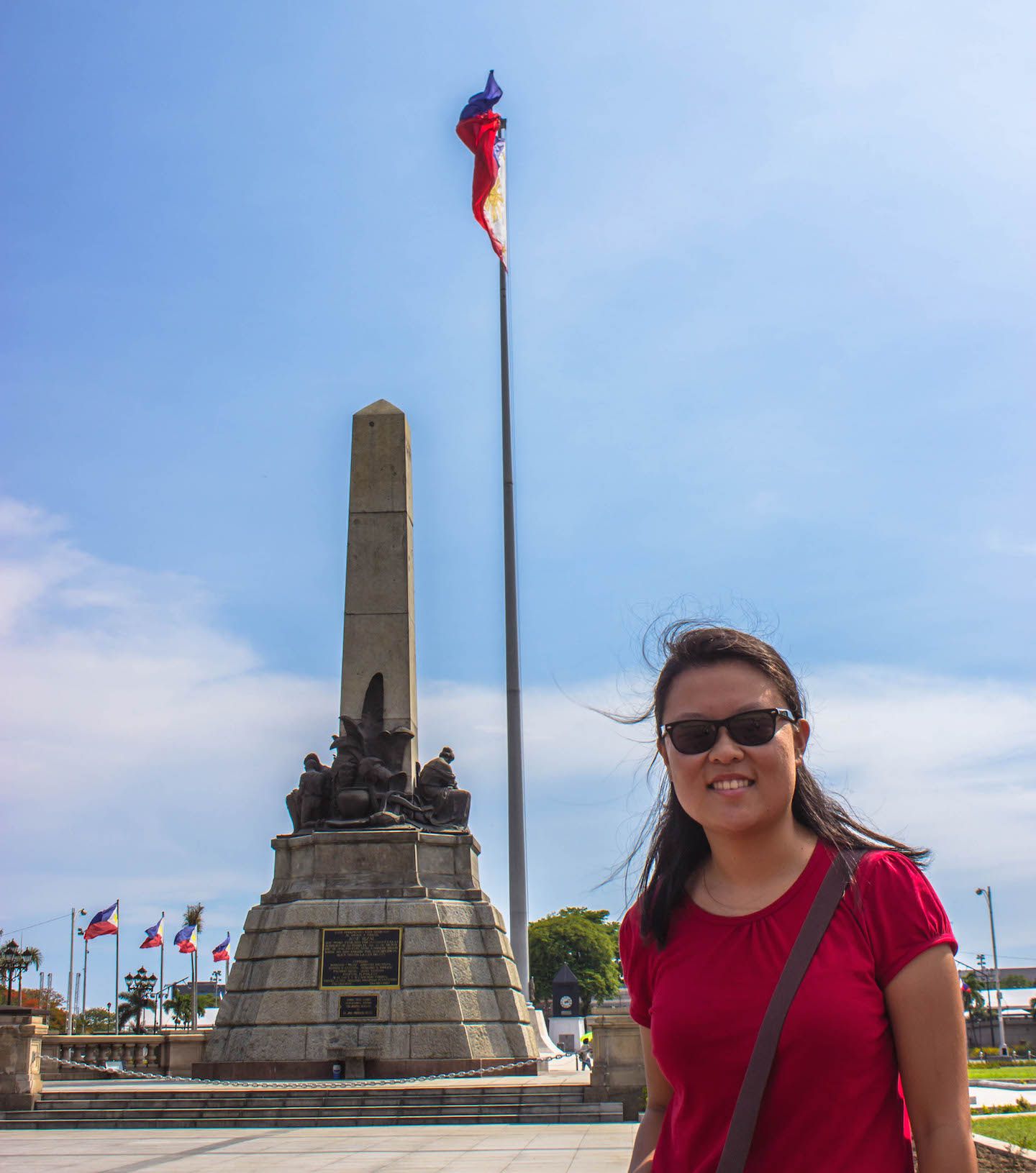 Julie at Rizal Square, Manila, Philippines