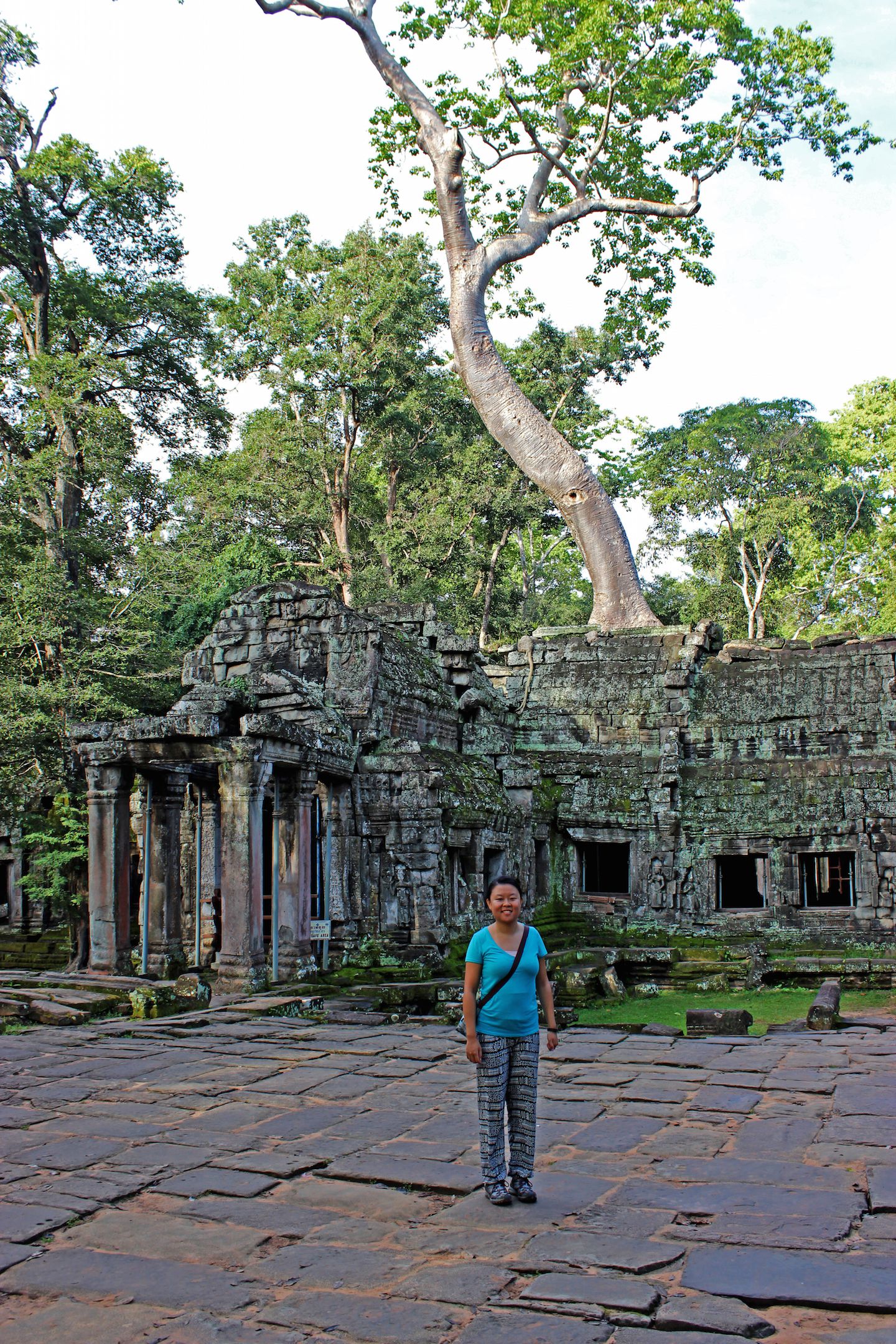 Julie at Ta Prohm