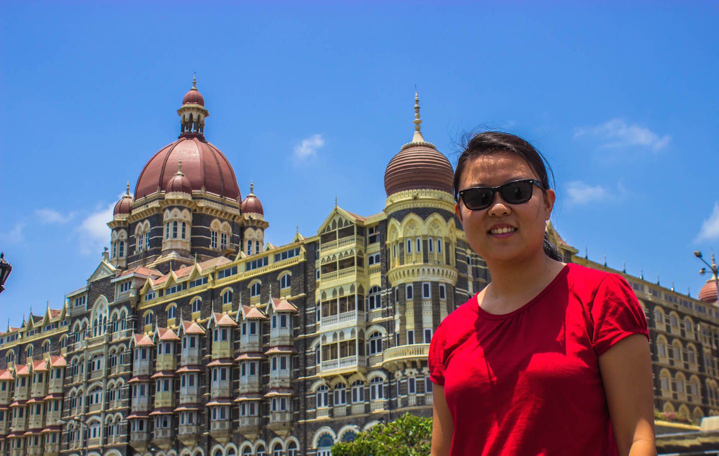Julie at Taj Mahal Palace Hotel, Mumbai, India