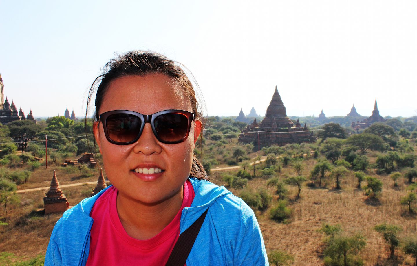 Julie in Bagan, Myanmar