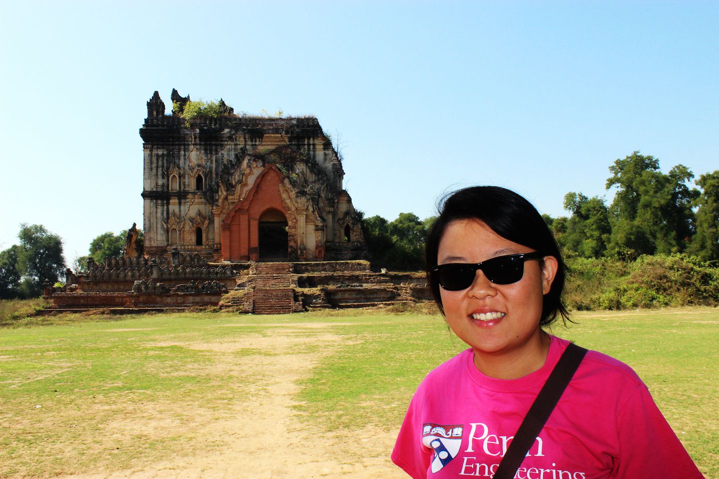 Julie in Inwa, Myanmar