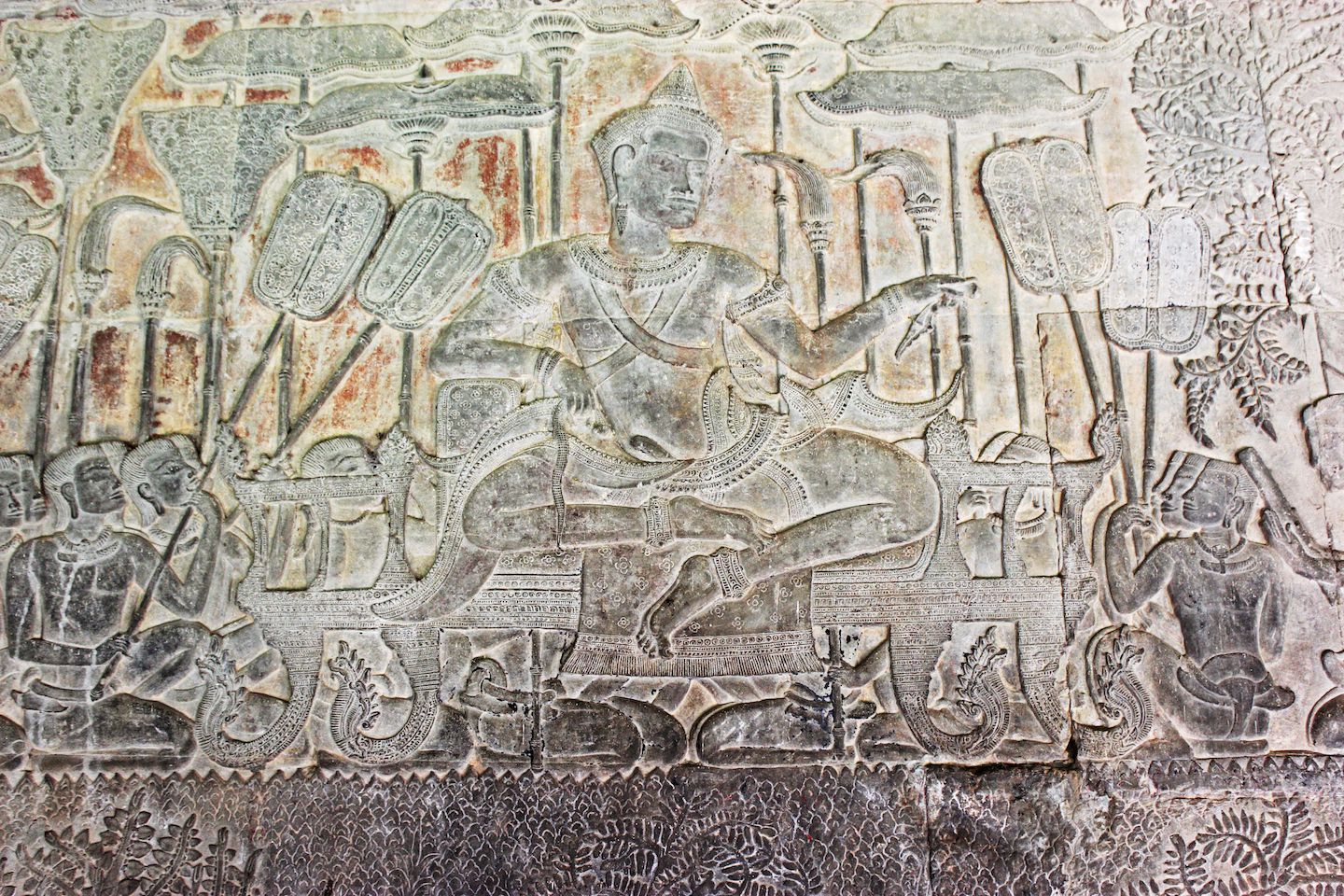 King Suryavarman II during his procession