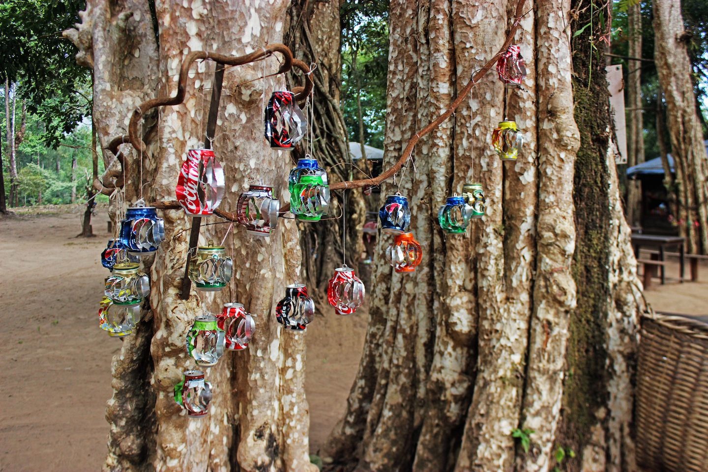 Lanterns at the village, Konglor Cave, Laos