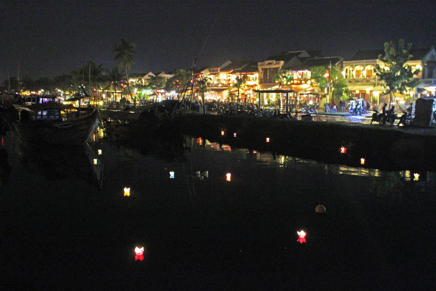 Lanterns on the river