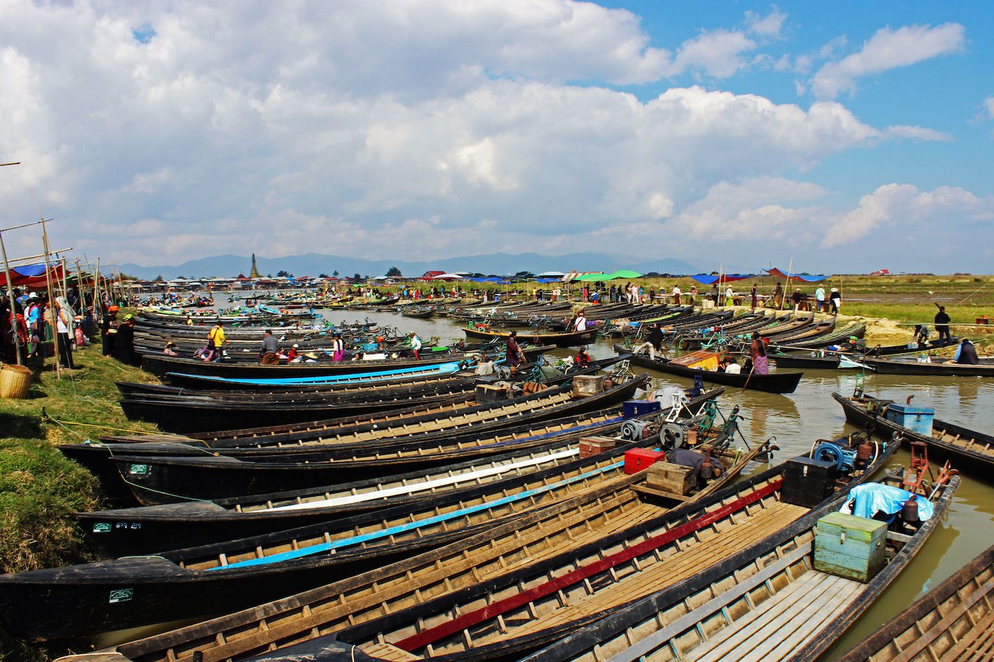 Local market at Inle Lake, Myanmar