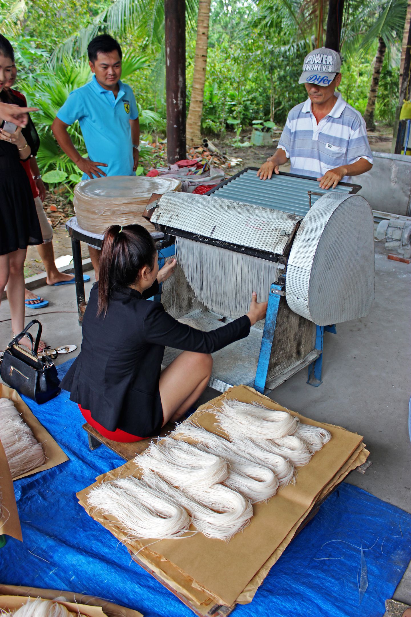 Making noodles