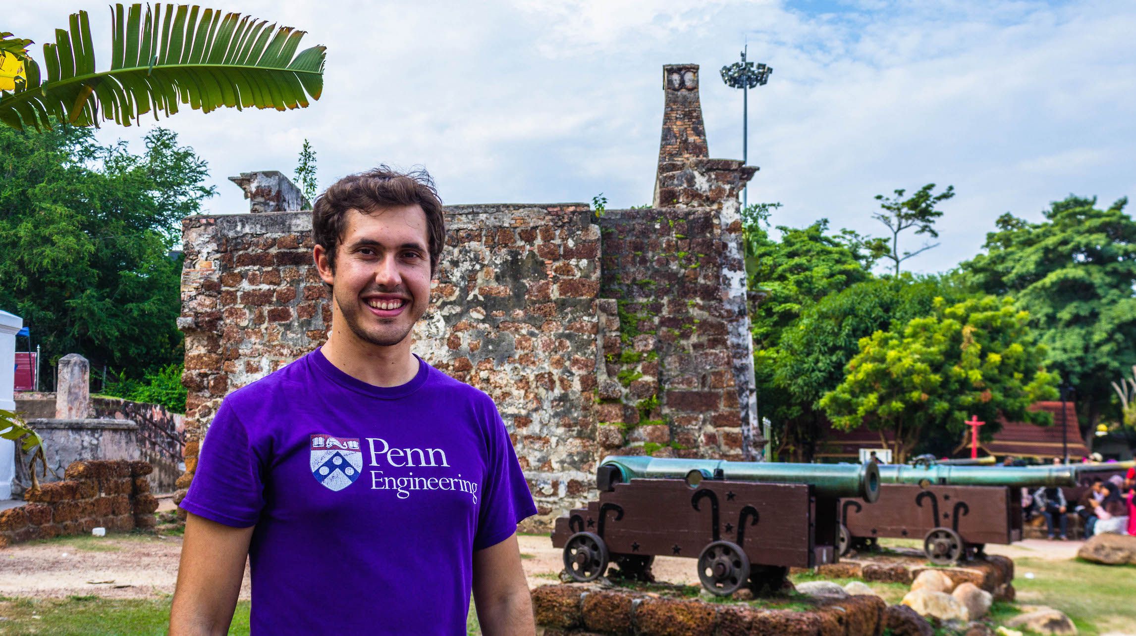Carlos at A Famosa, Malacca, Malaysia