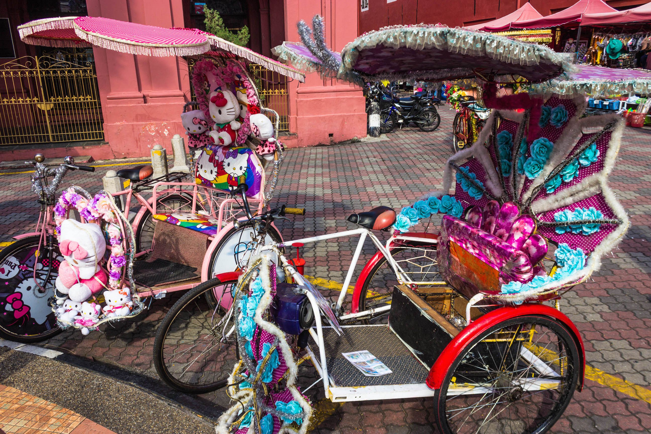 Customized tricycles of Malacca, Malaysia