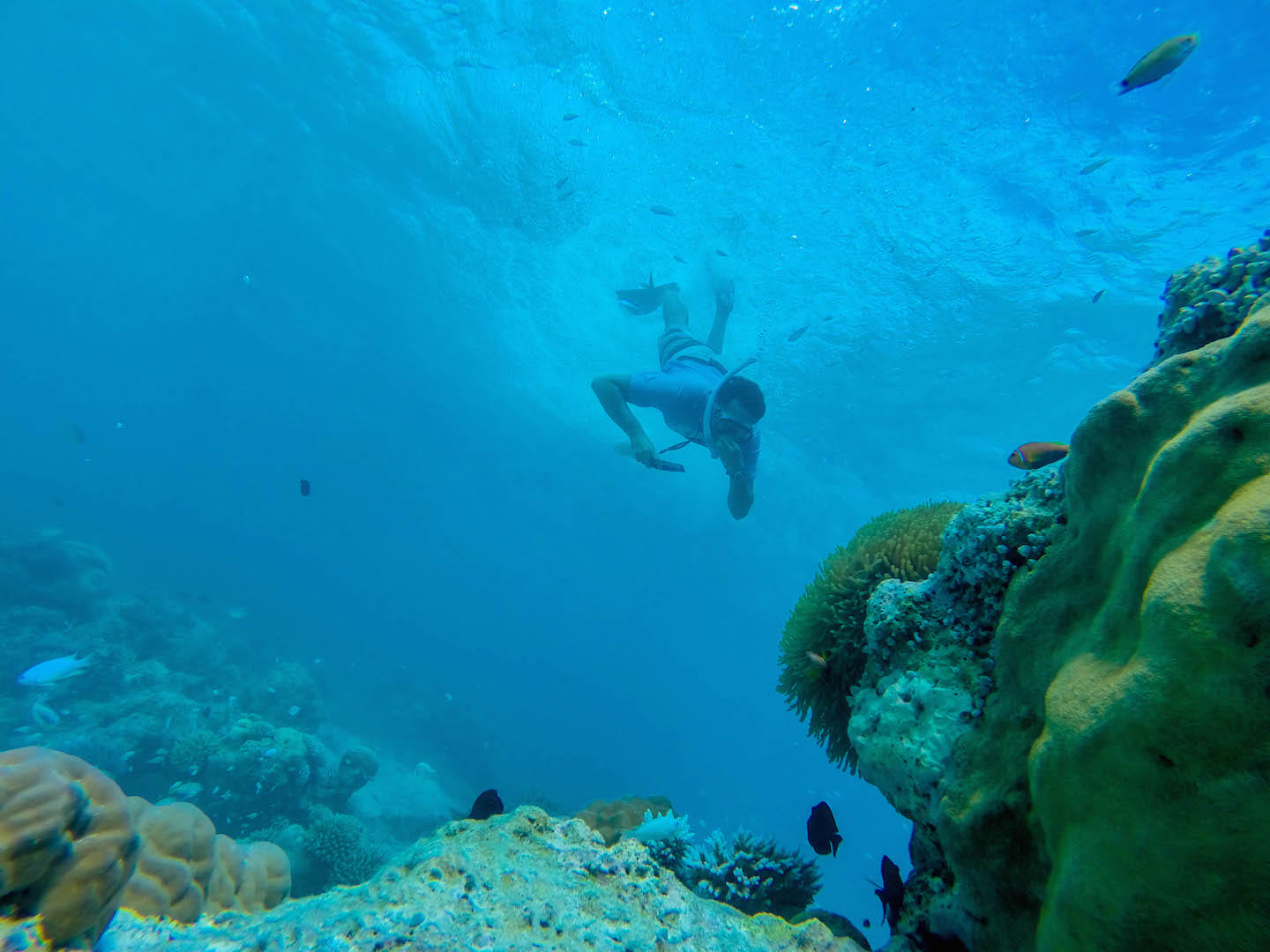 Carlos getting ready to take pictures, Maldives