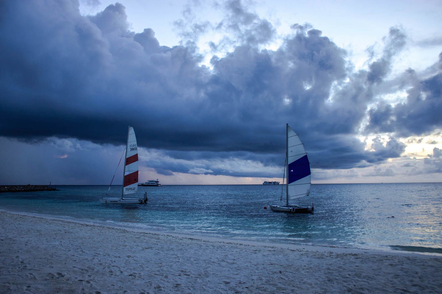 Catamarans in Maafushi, Maldives