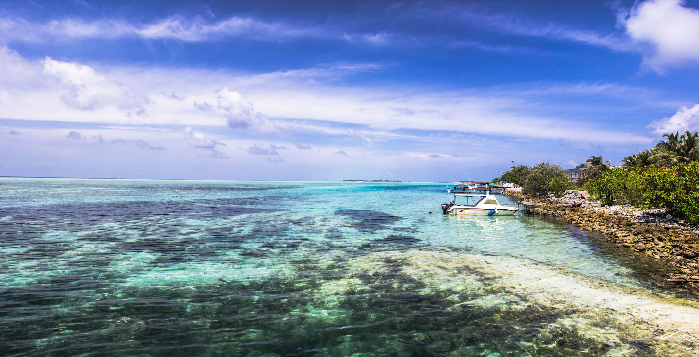 Leaving the not so idyllic Maafushi, Maldives