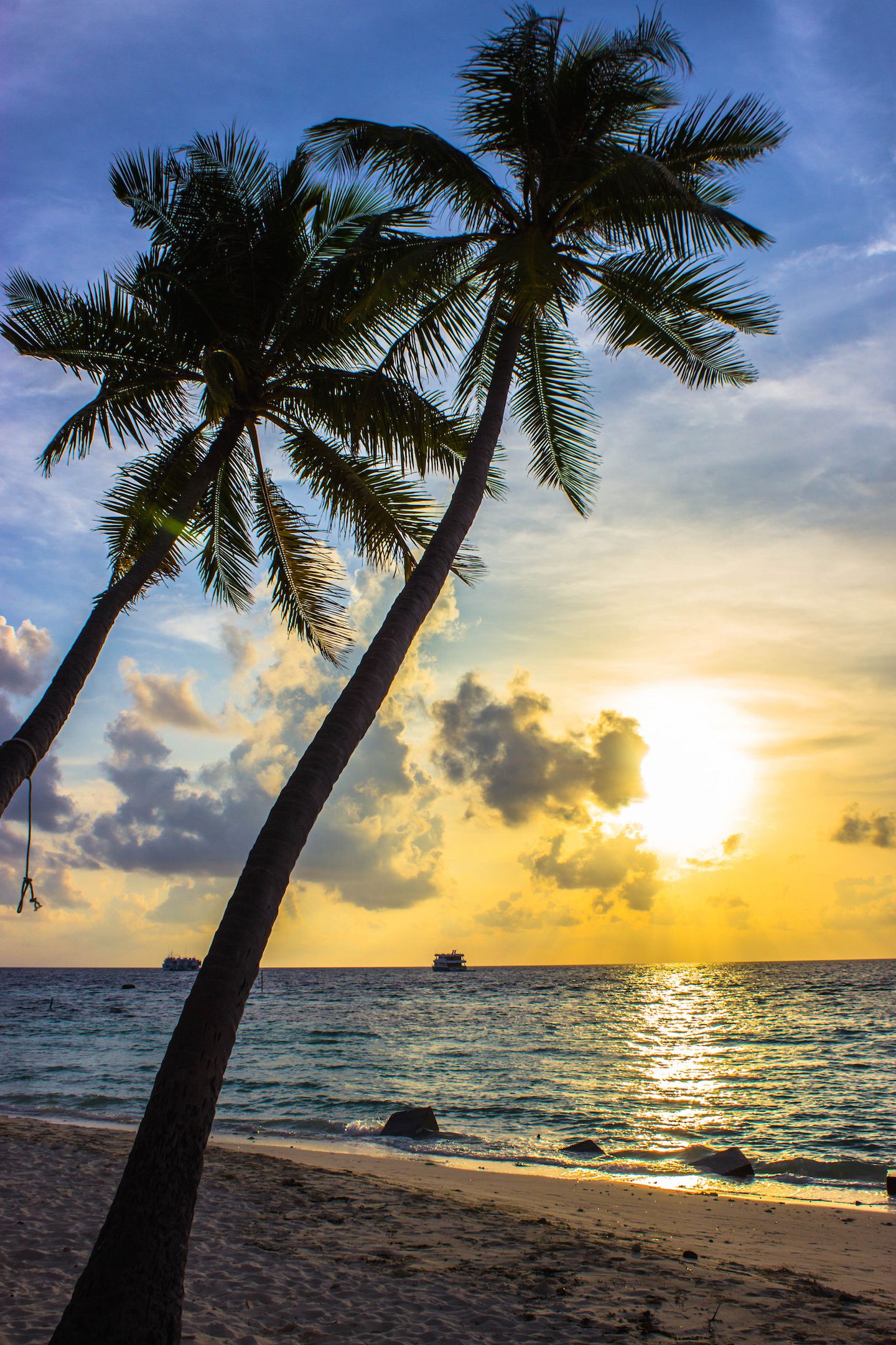 Sunset in Maafushi, Maldives