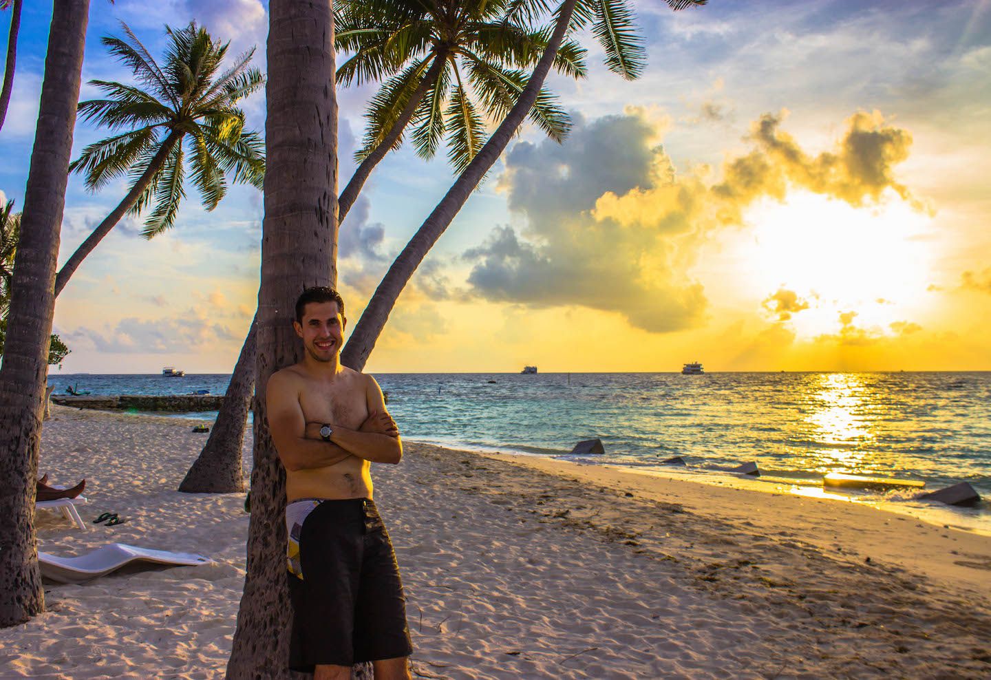 Carlos in Maafushi Island, Maldives