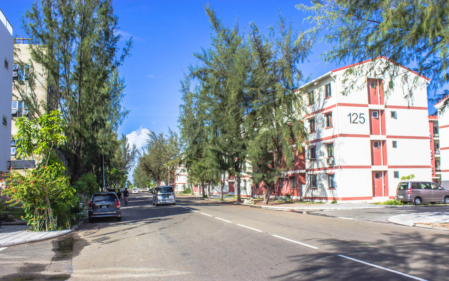 Roads in Hulhumale, Maldives