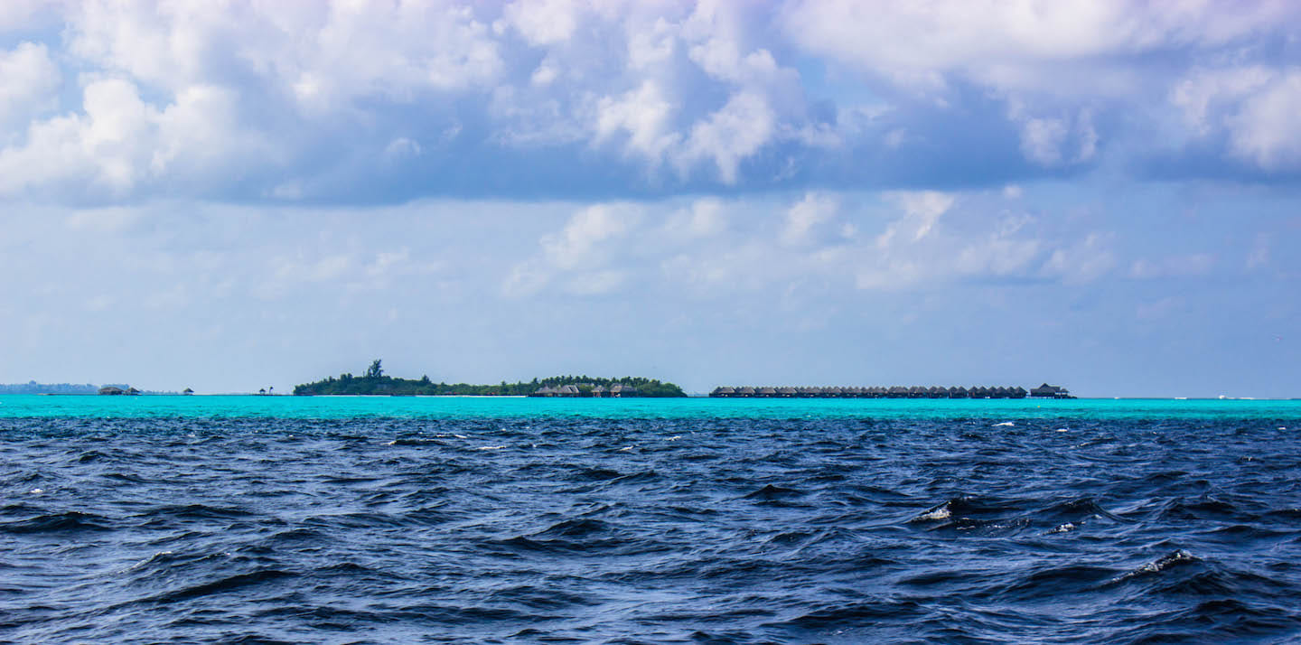 Ferry ride to Maafushi, Maldives