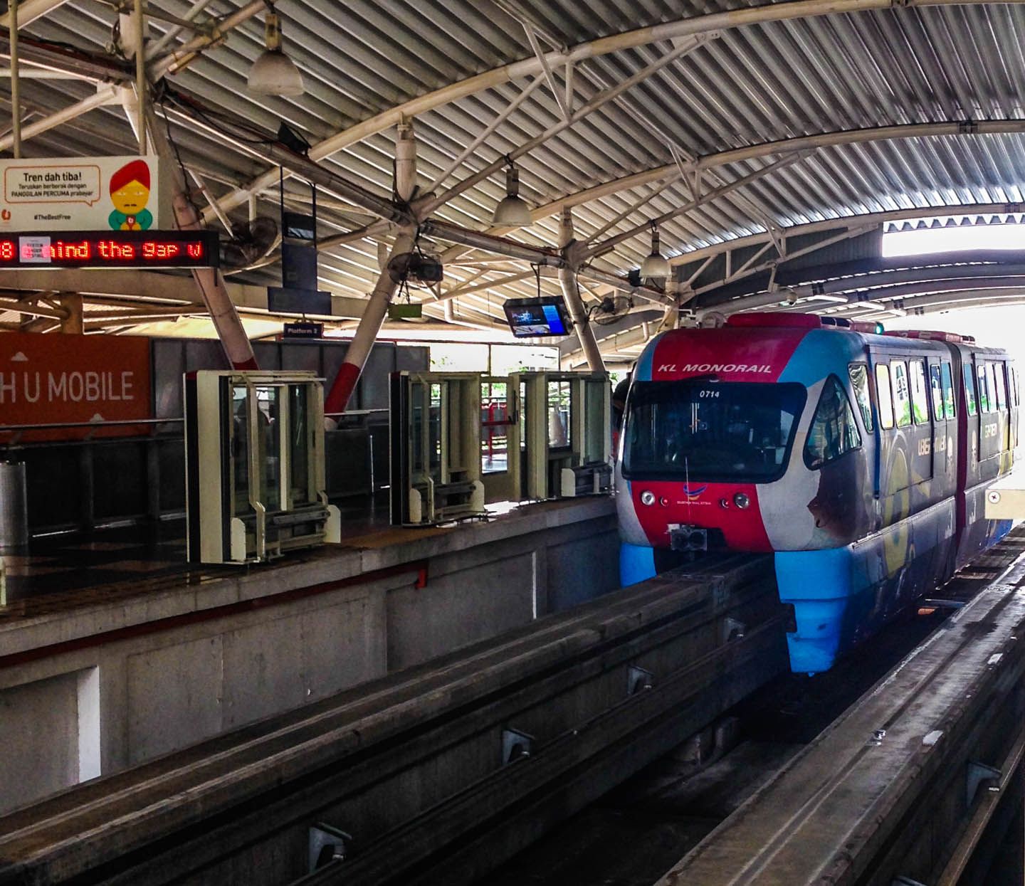 Monorail in KL, Malaysia