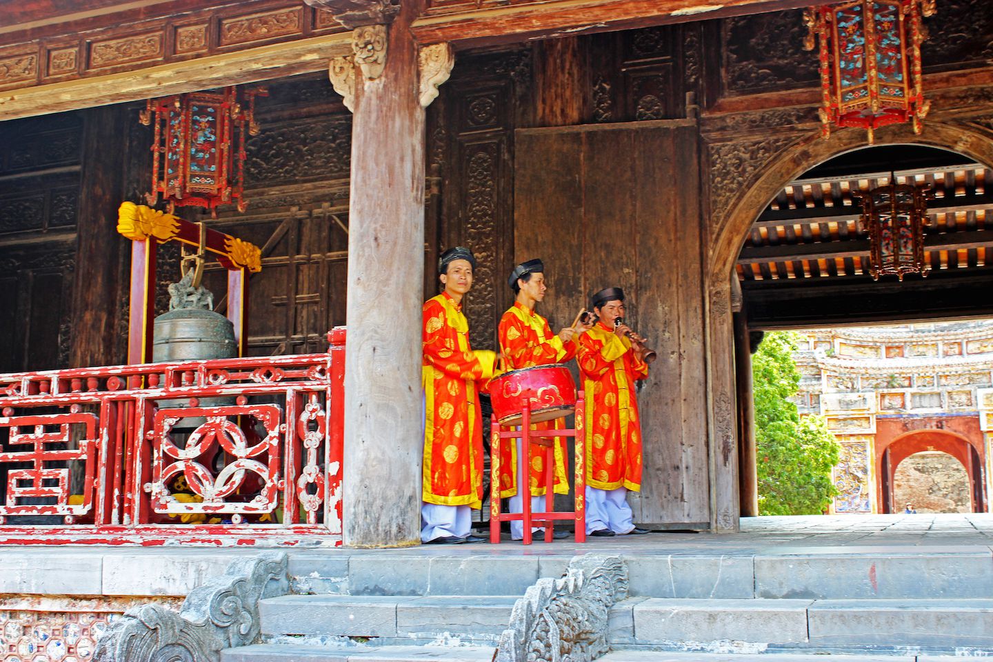 Musicians at the Hue Imperial City