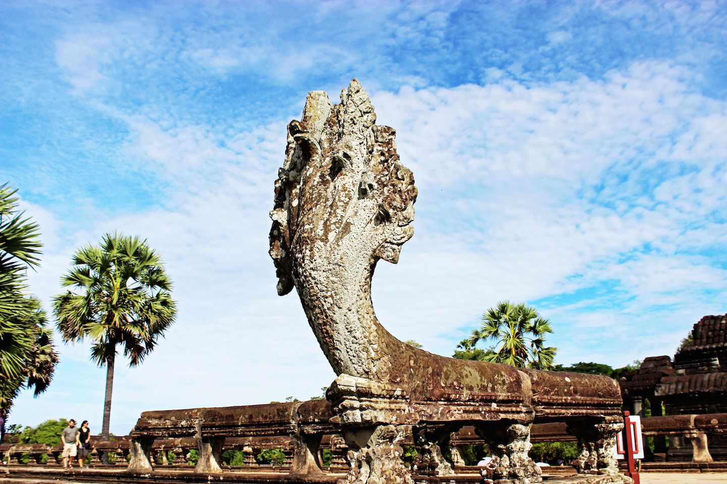 Naga balustrade at Angkor Wat