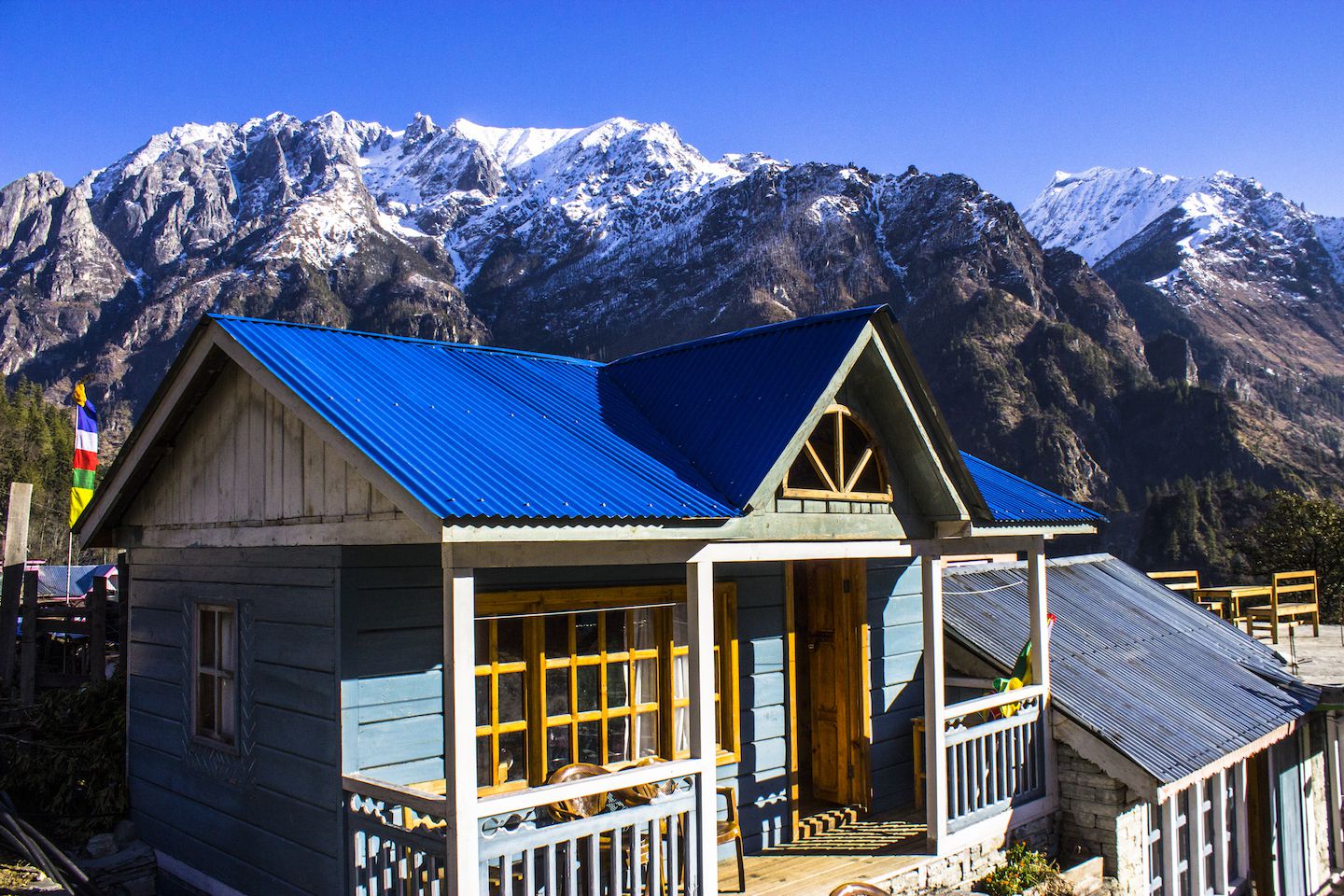 Our teahouse in Temang, Nepal