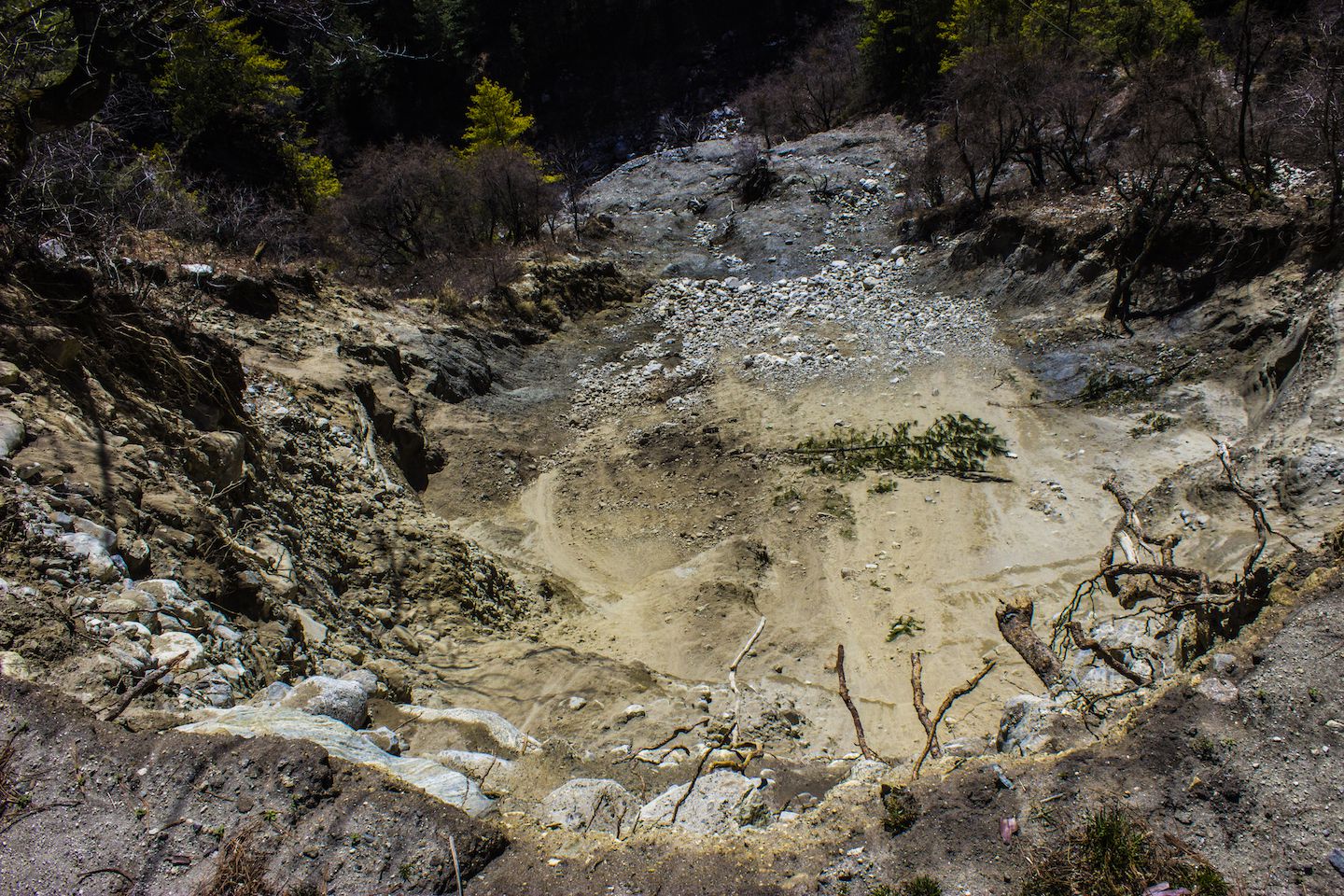 Way down from the trail, Nepal