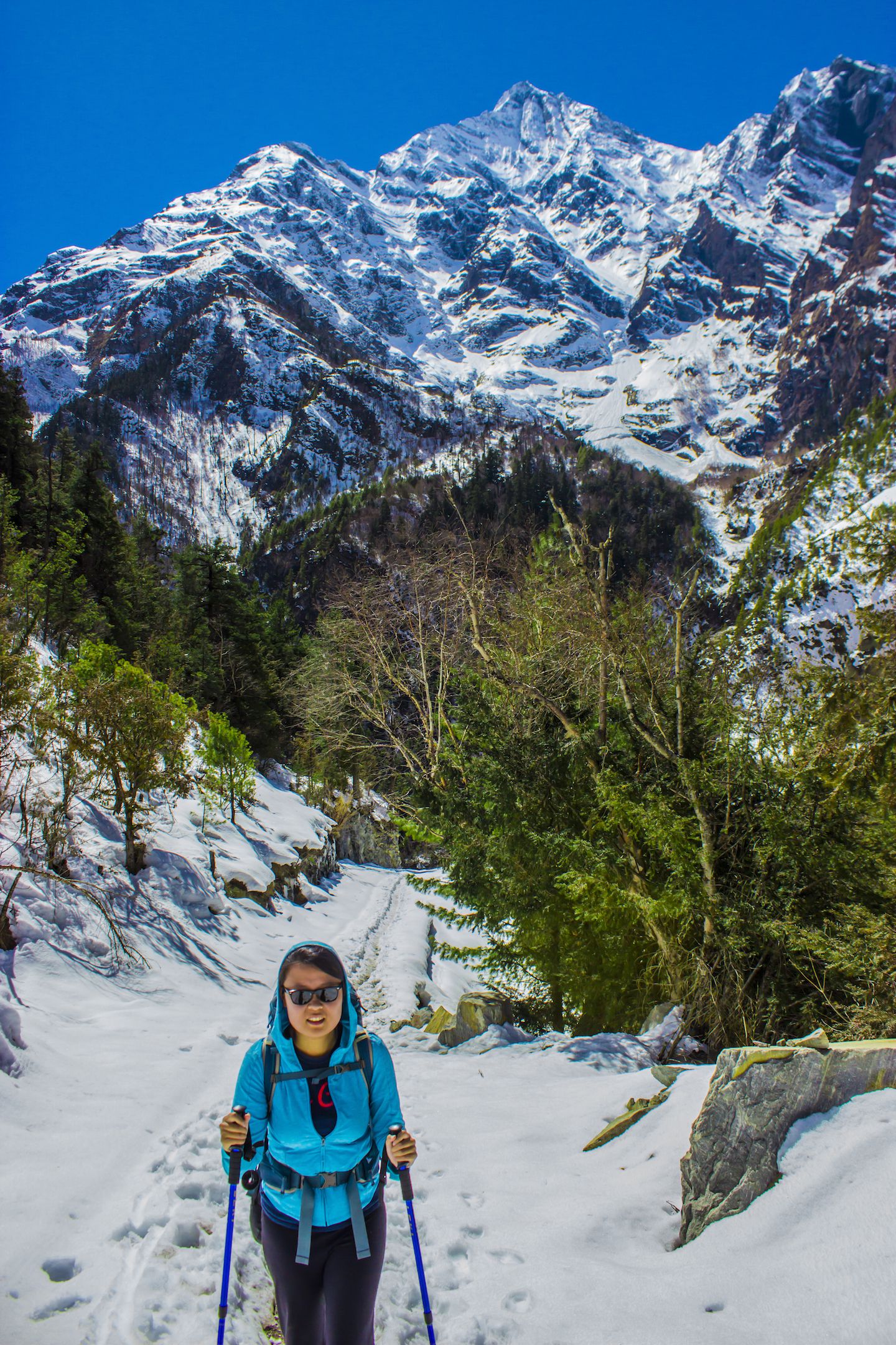 Julie and Annapurna II, Nepal