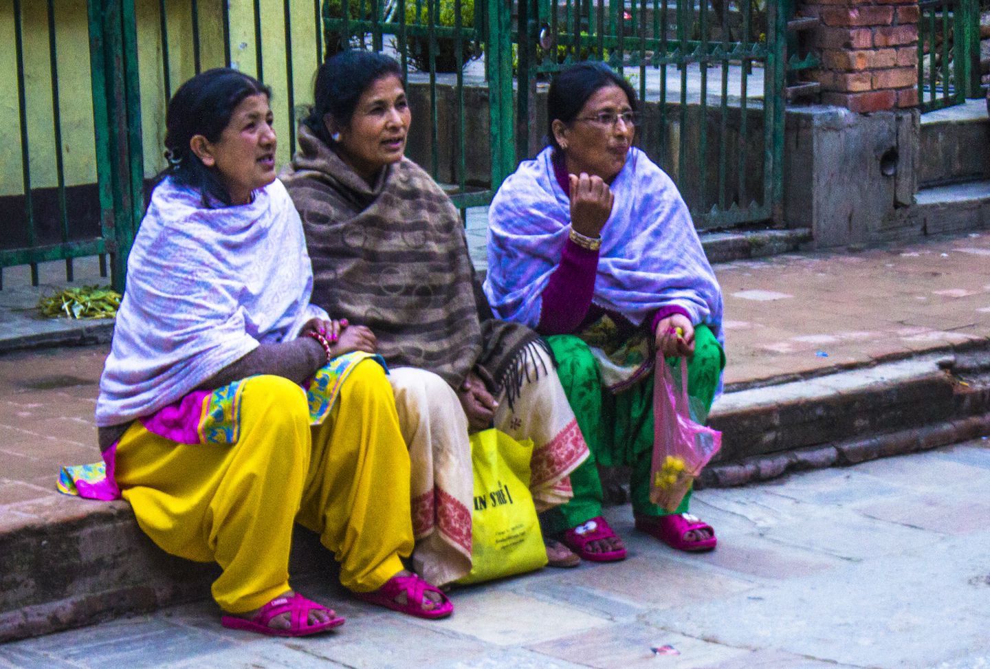 Locals in Kathmandu, Nepal