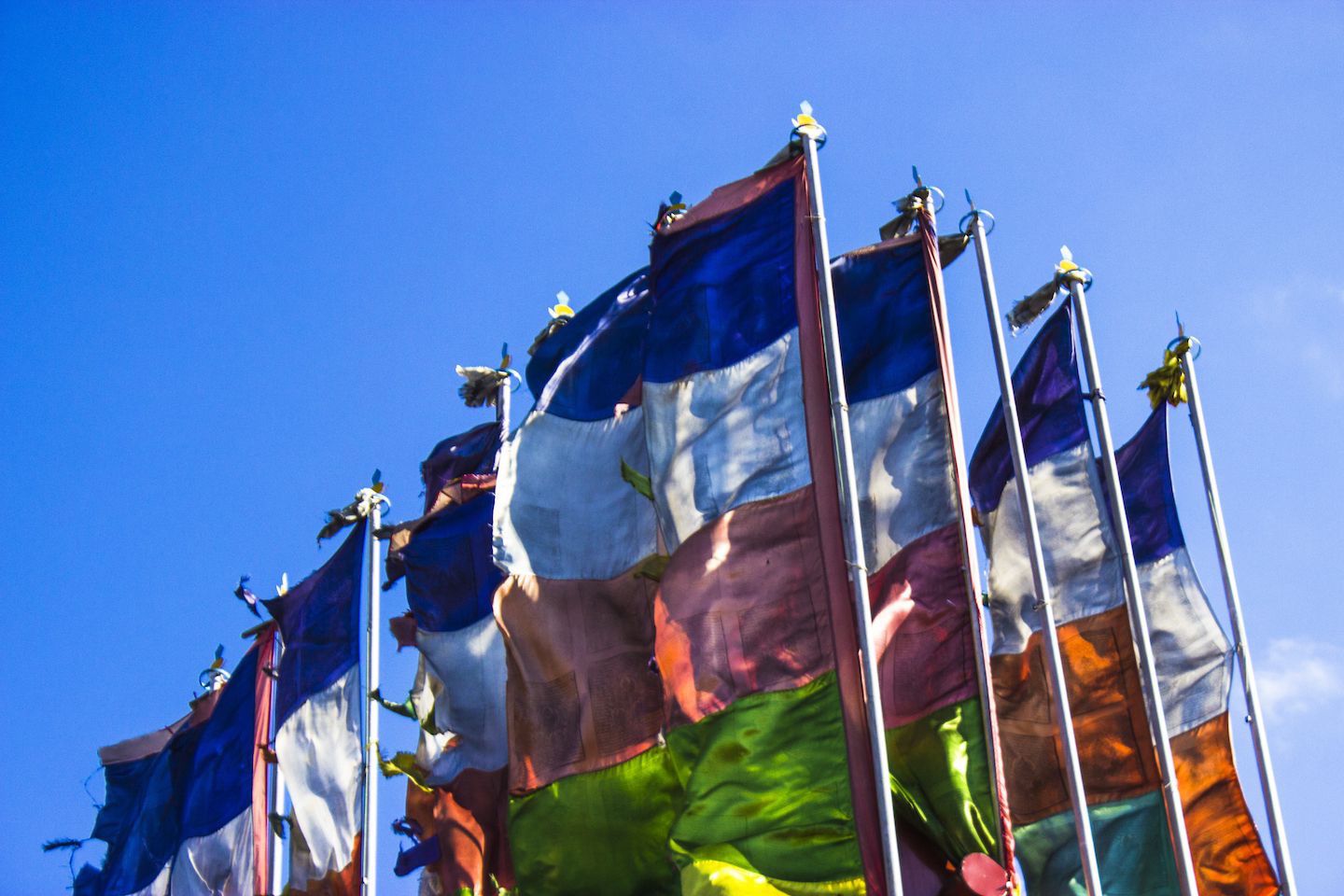Prayer flags in Kathmandu, Nepal