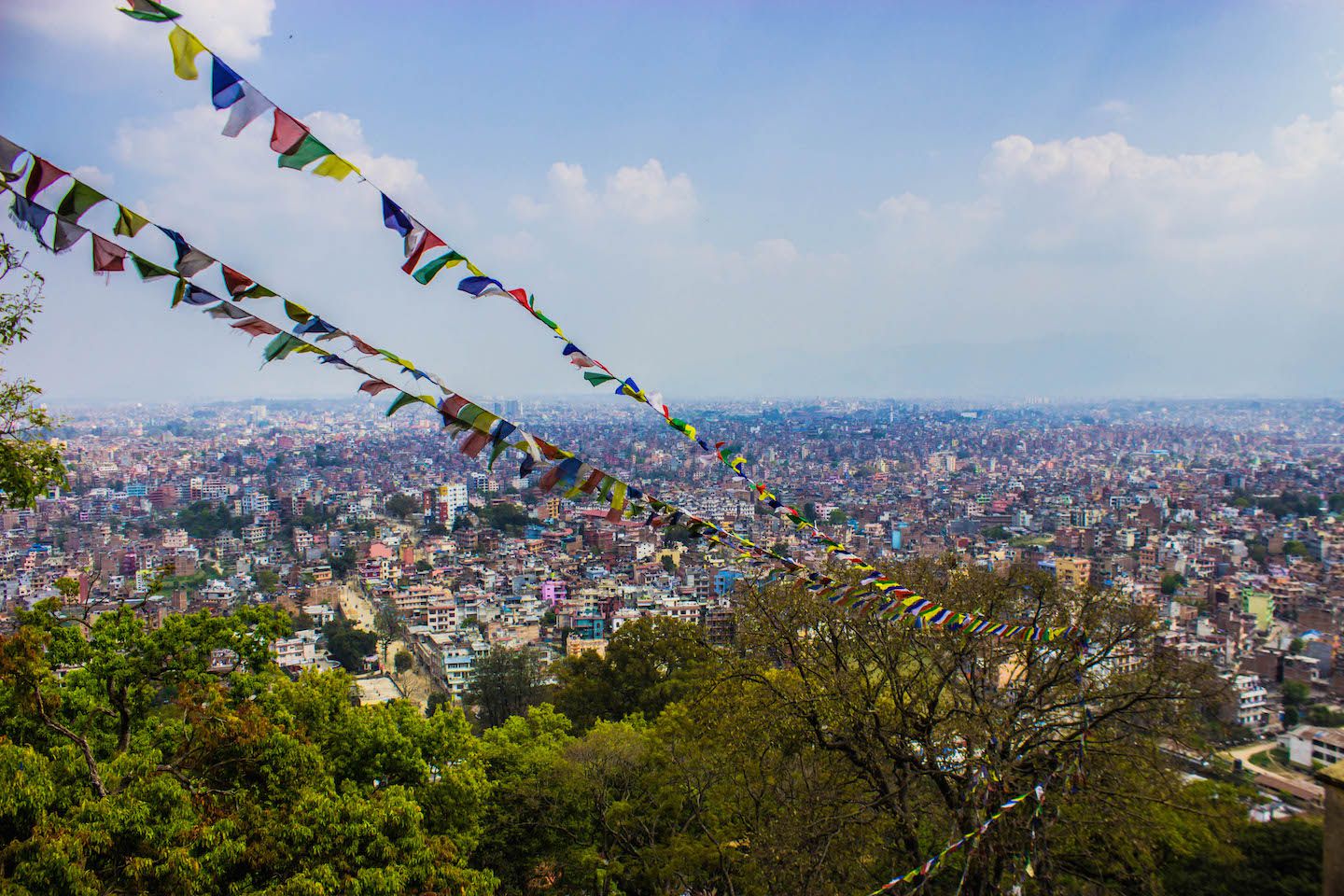 View of Kathmandu from Swayambhunath, Kathmandu, Nepal