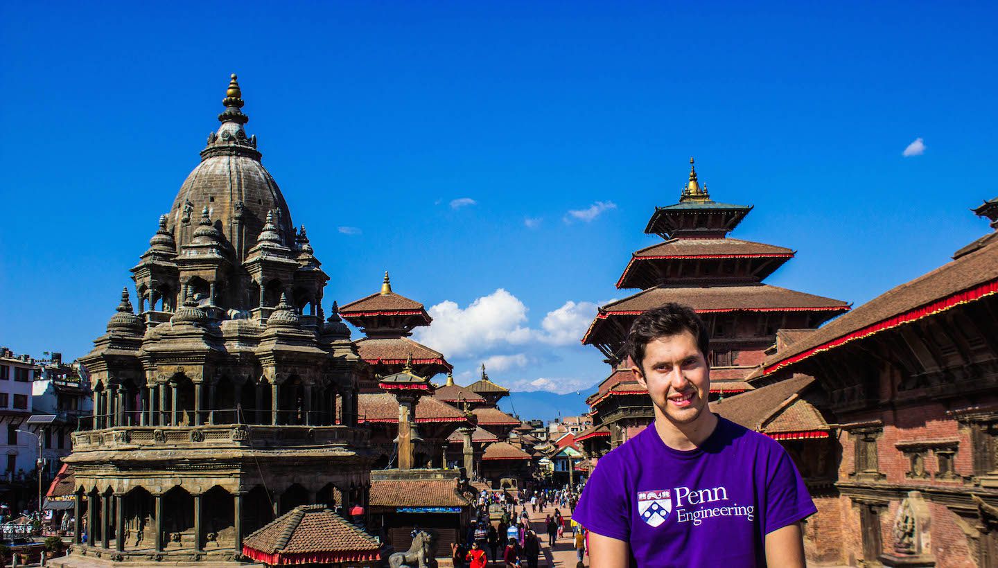 Carlos at Patan Durbar Square, Nepal