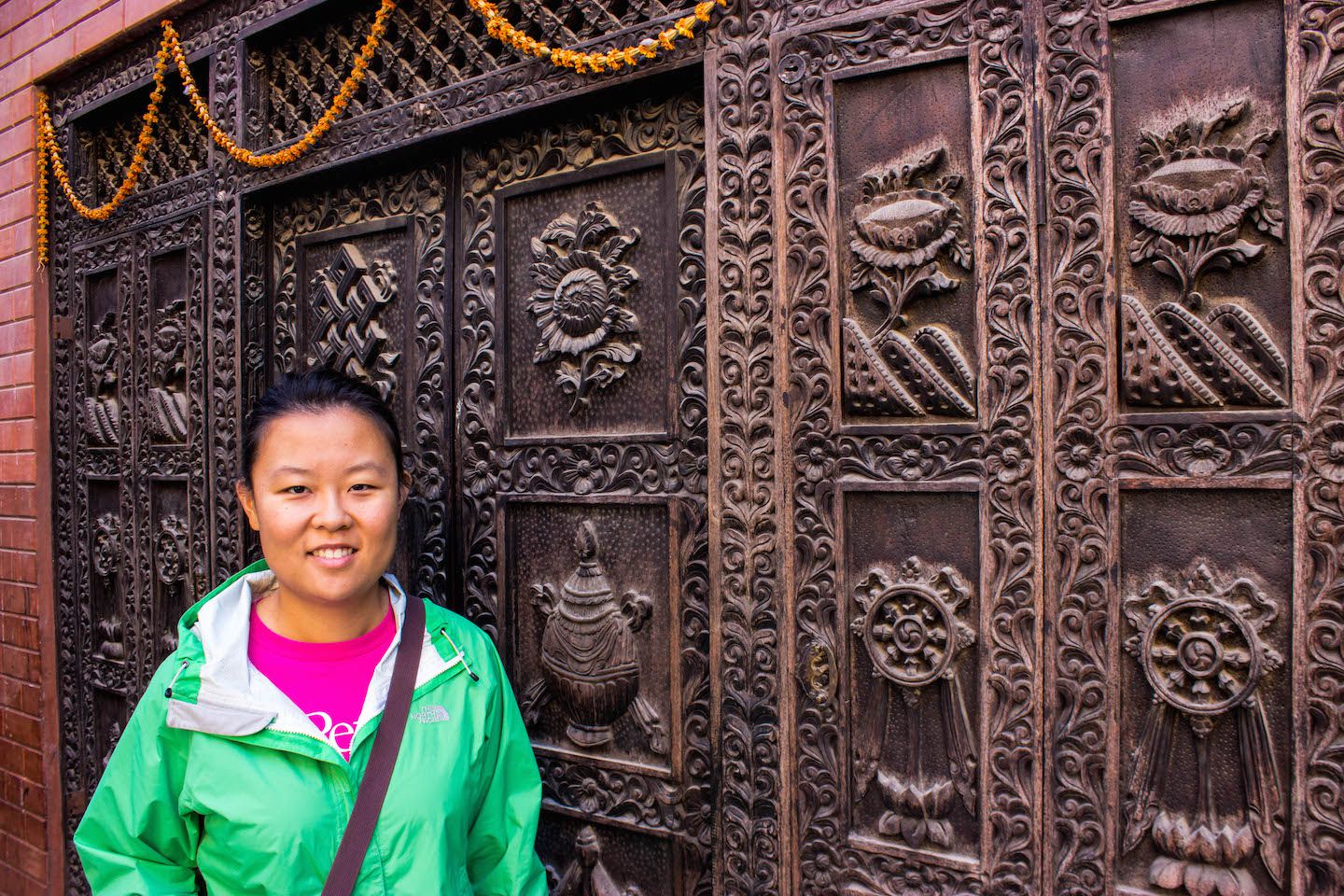 Julie in Patan, Nepal