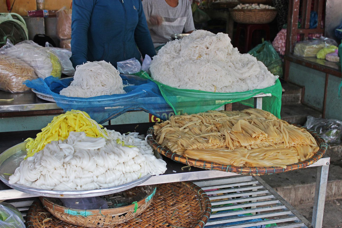 Noodles at the street market