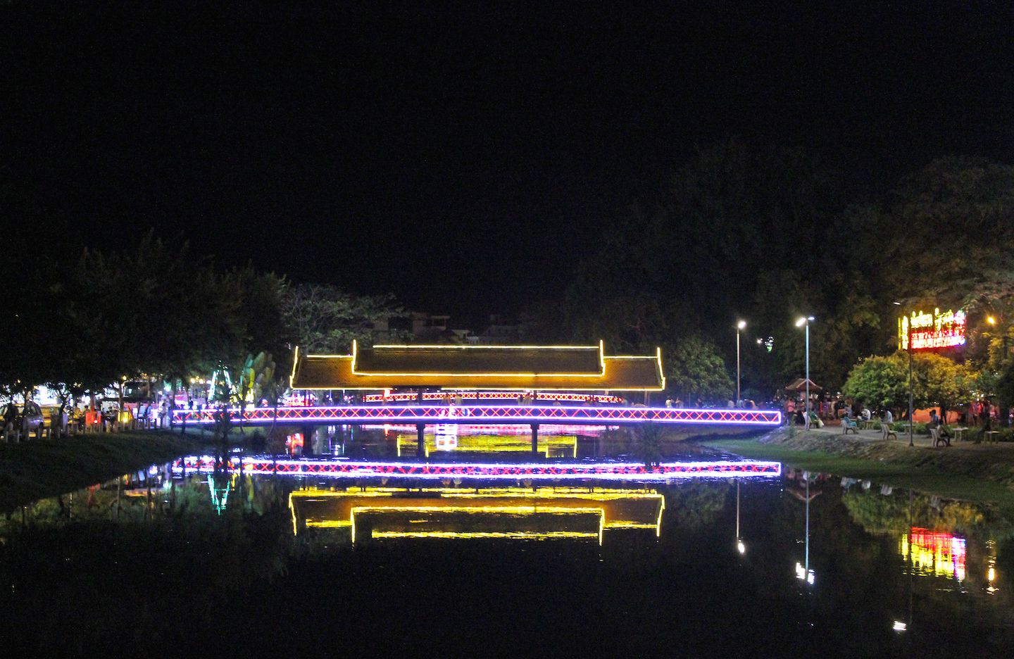 One of the bridges in Siem Reap