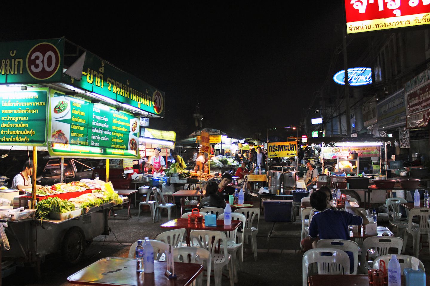 Our favourite street for street food in Chiang Mai