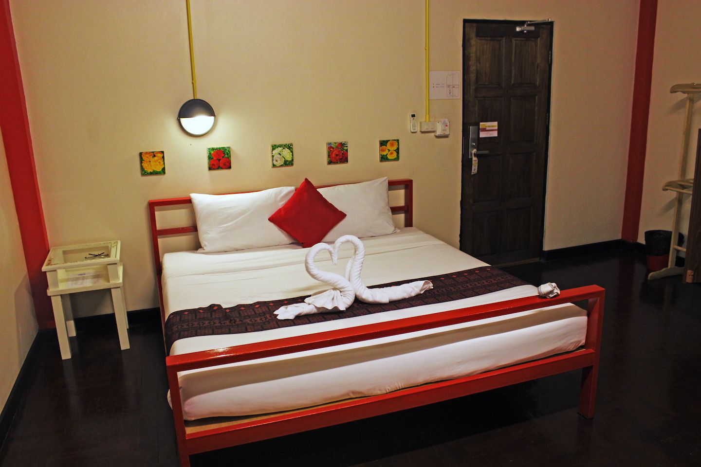 Our room at Fun-D Hostel in Chiang Rai