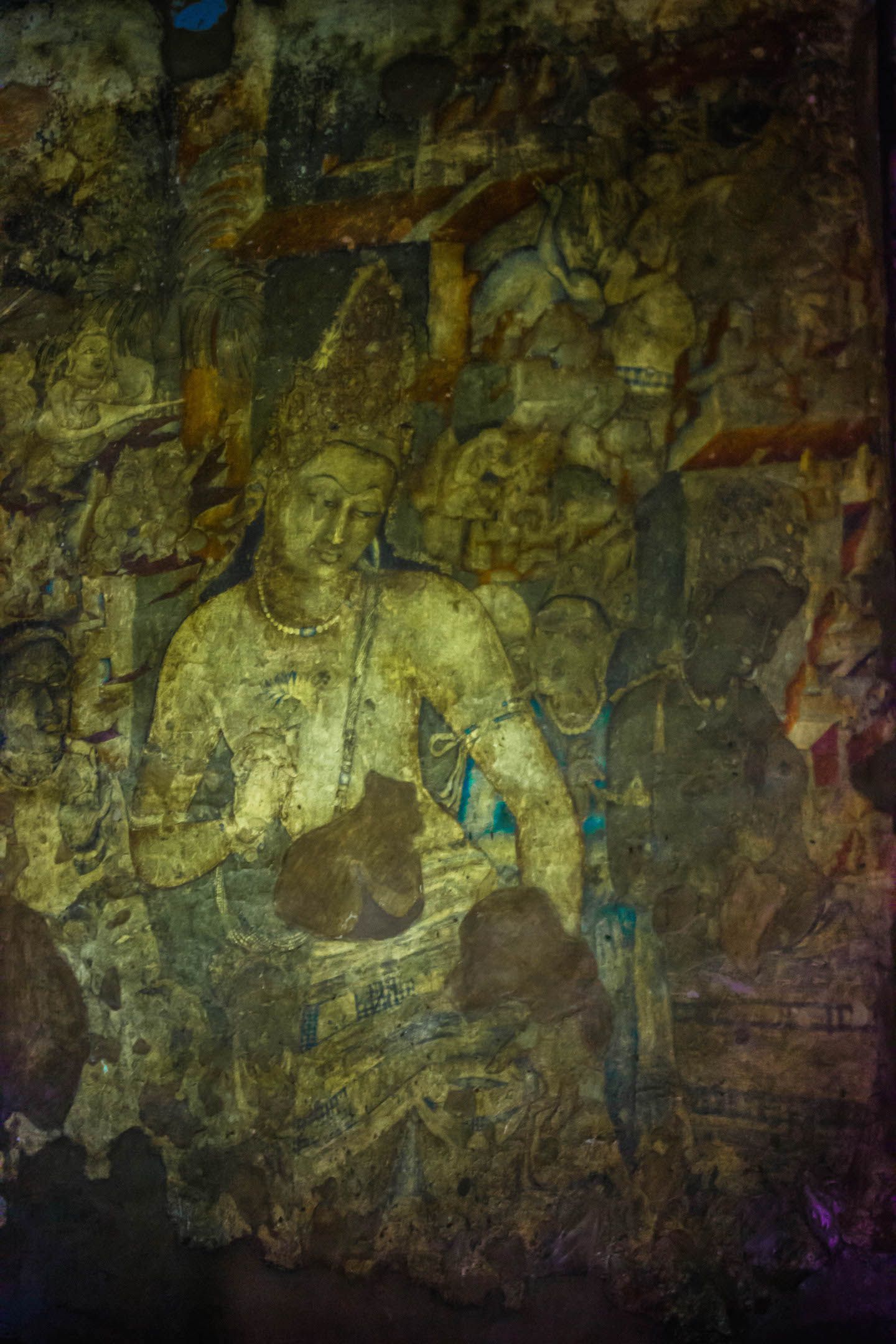 Paintings dated back to the 2nd century BCE, Ajanta Caves, India