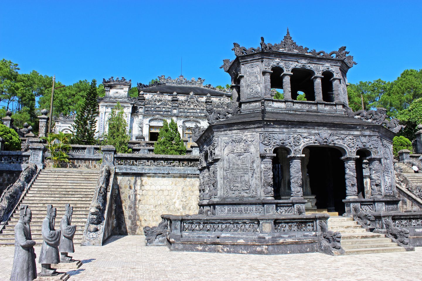 Pavilion at the Khai Dinh Tomb