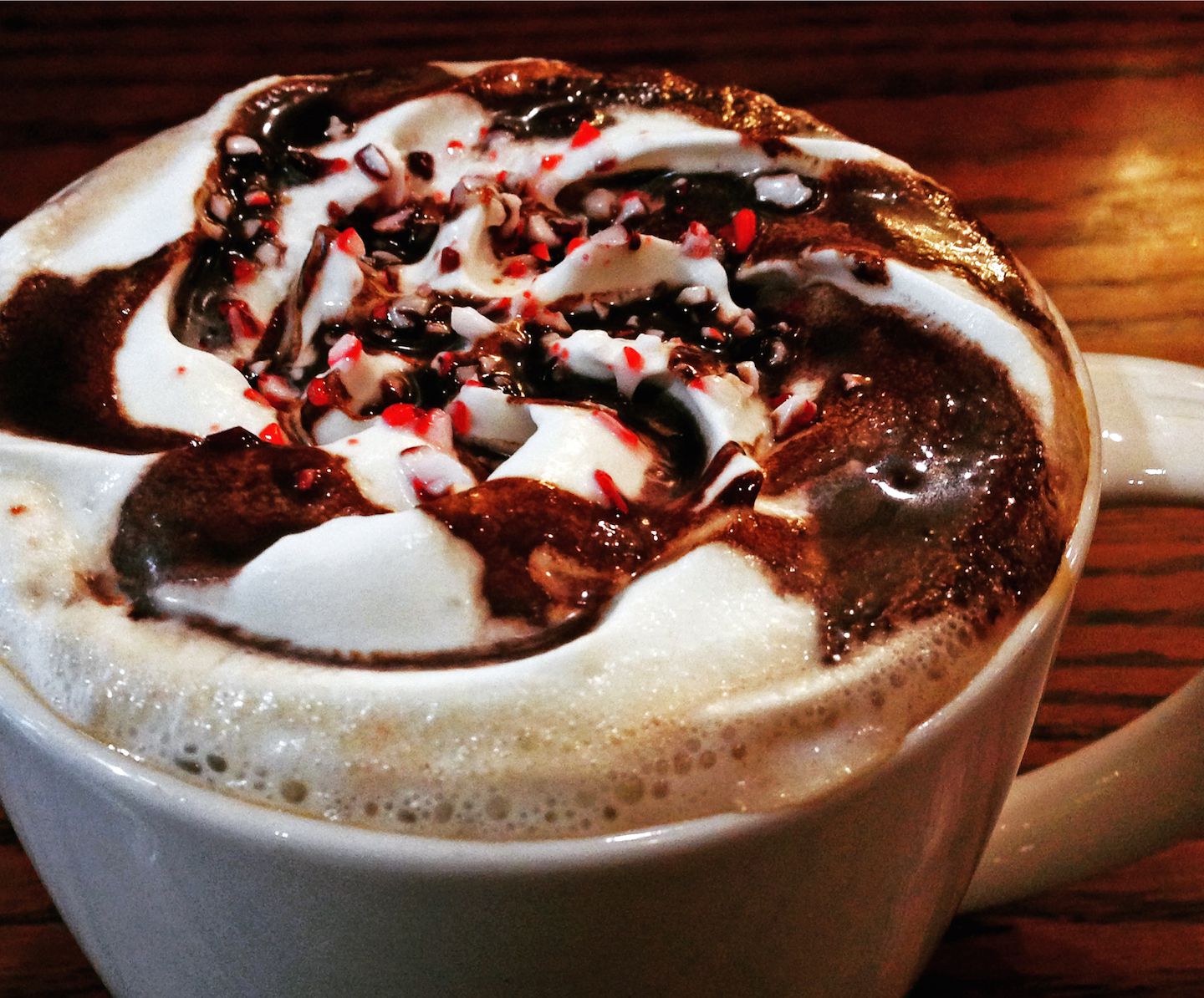 Peppermint Mocha at Starbucks in Bangkok