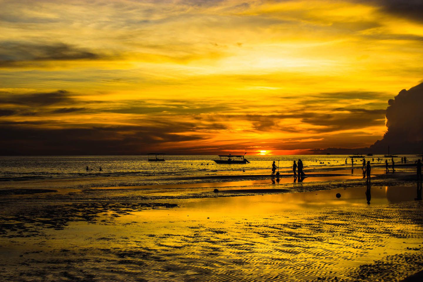 Sunset in Boracay, Philippines