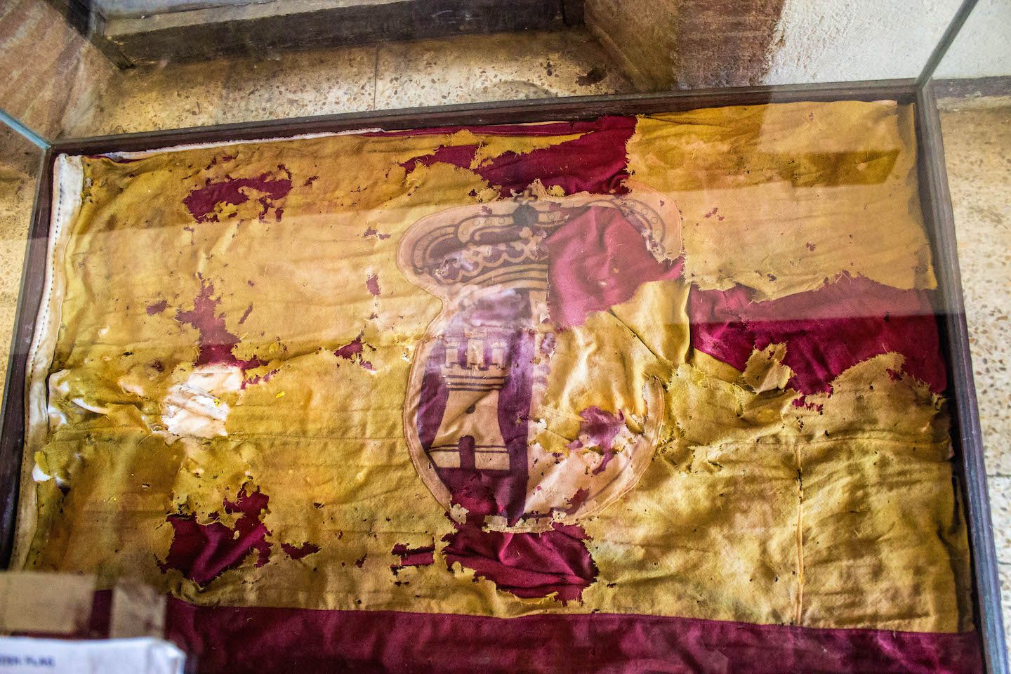 Spanish flag at Fort San Pedro, Cebu, Philippines
