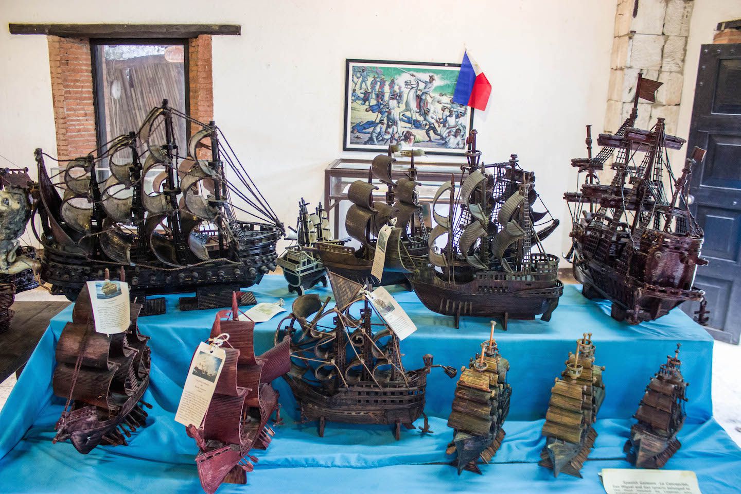 Inside the Fort San Pedro museum, Cebu, Philippines