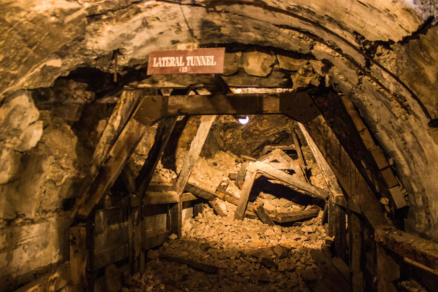 Some of the laterals were damaged by the heavy bombing, Corregidor, Philippines
