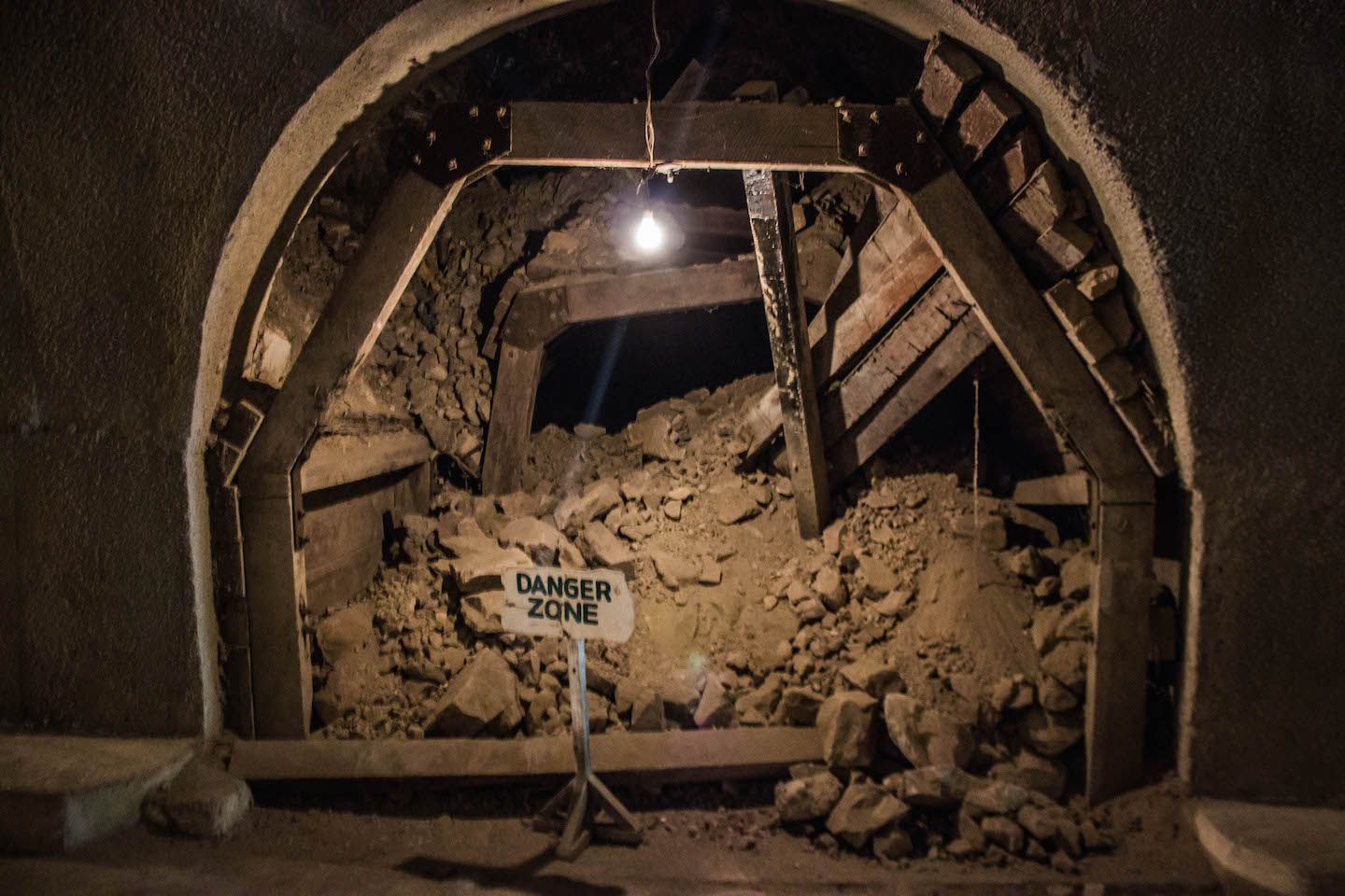 Danger zone, Malinta Tunnel, Corregidor, Philippines