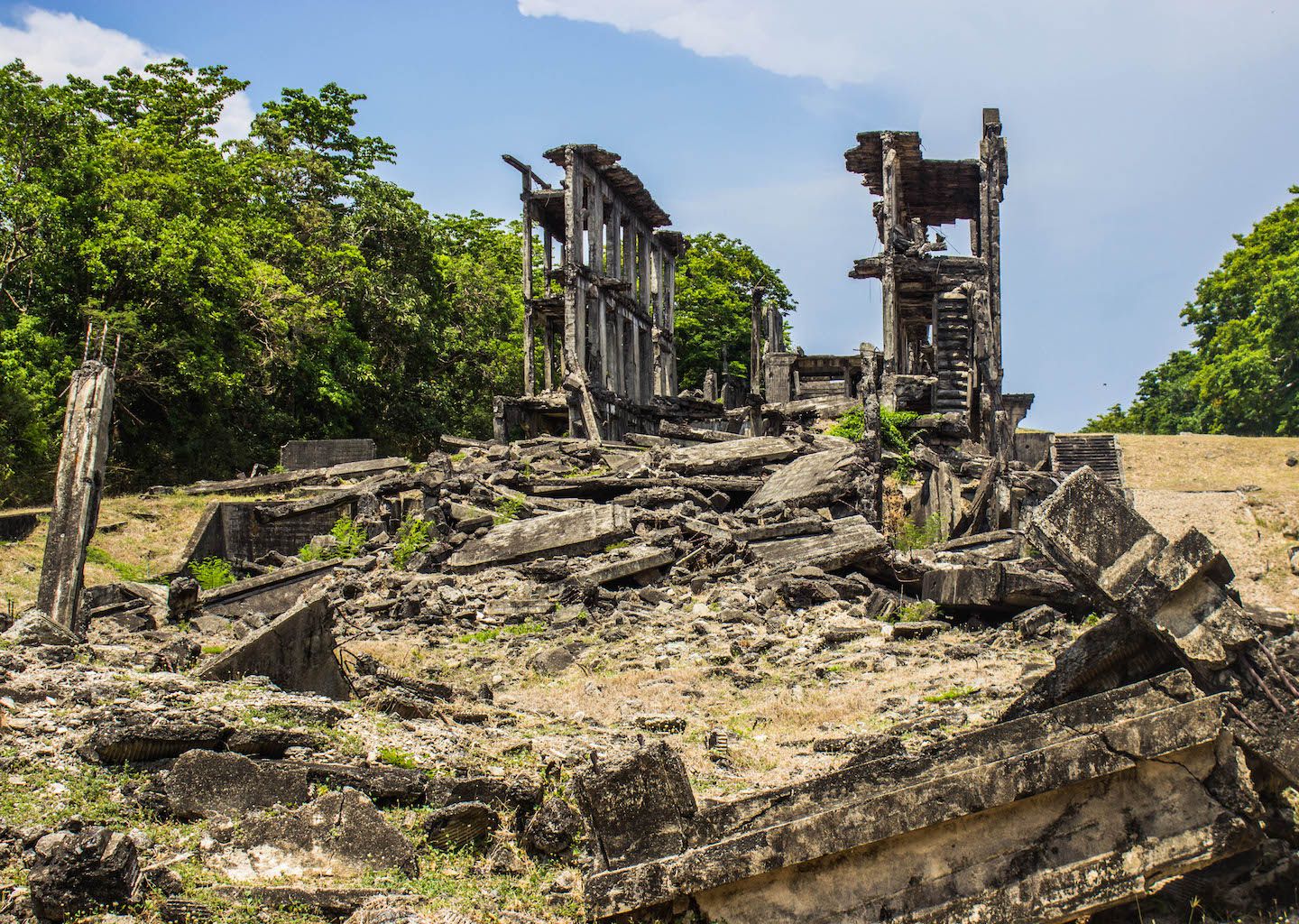 Military barracks, Corregidor, Philippines