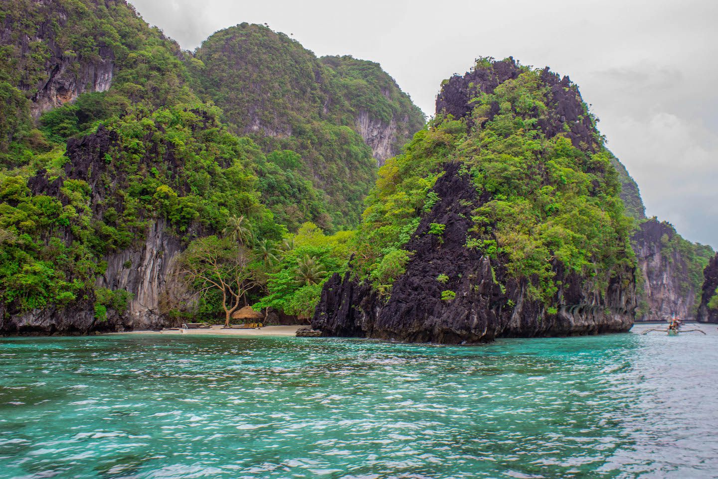 Going into the Big Lagoon, El Nido, Philippines