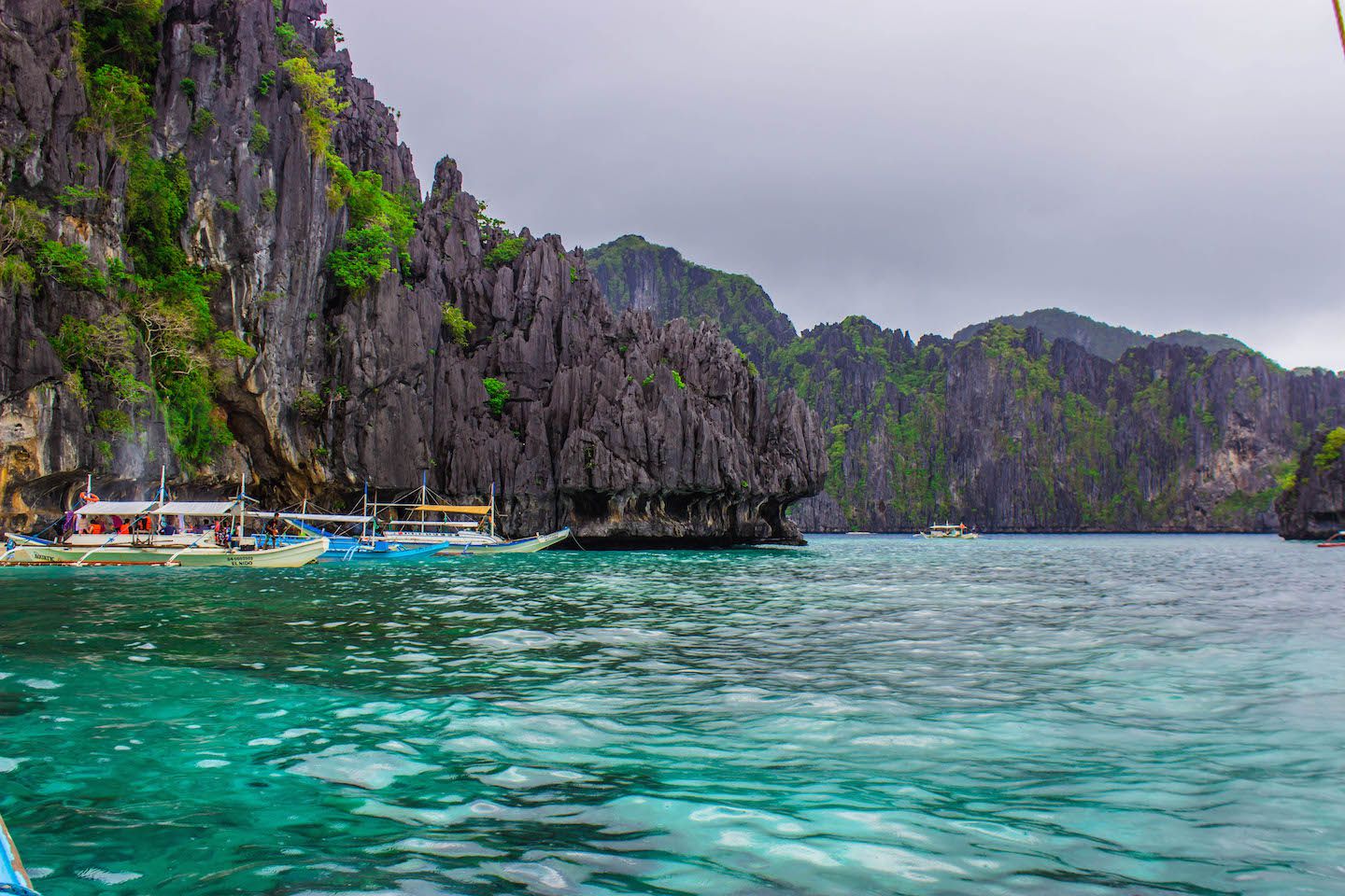Bangka at Shimizu Beach, El Nido, Philippines