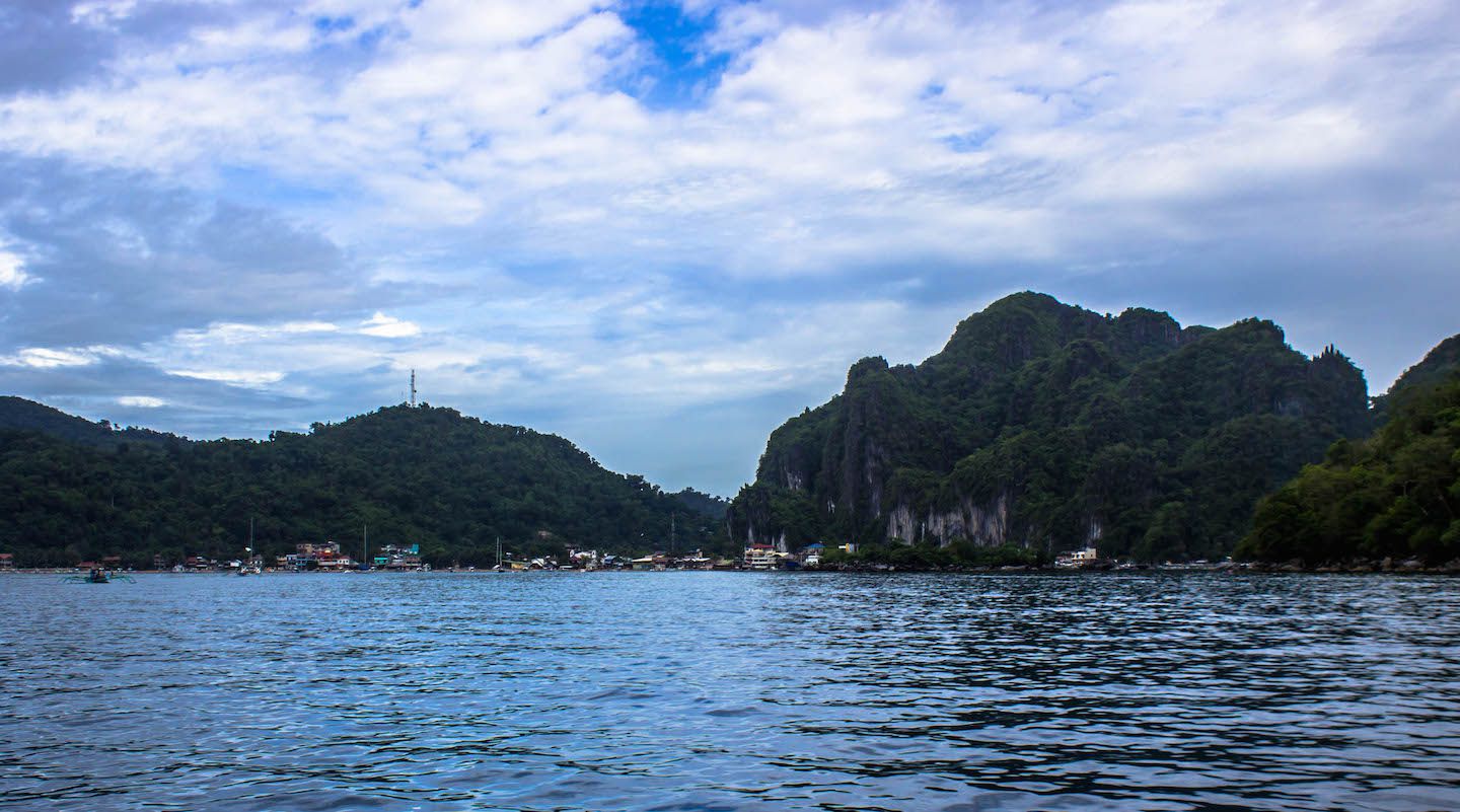 View of El Nido Town, Philippines