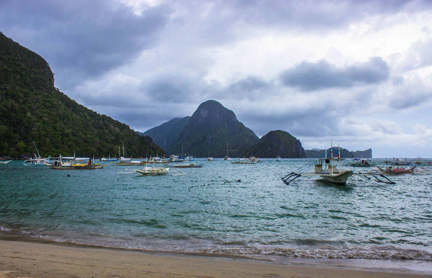 View from Shimizu Beach, El Nido, Philippines